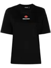 Dsquared2 Logo-print Cotton T-shirt In 黑色