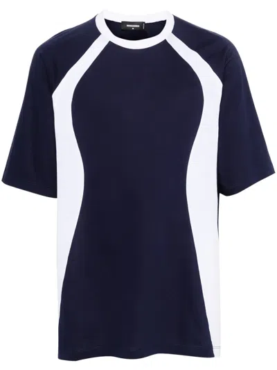 DSQUARED2 LOGO-PRINT COTTON T-SHIRT