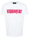 Dsquared2 Logo-print Cotton T-shirt In 白色