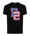 Dsquared2 T-shirt Aus Baumwolle Mit Logodruck In Black