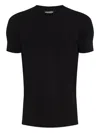 Dsquared2 Logo-print Cotton T-shirt In Black