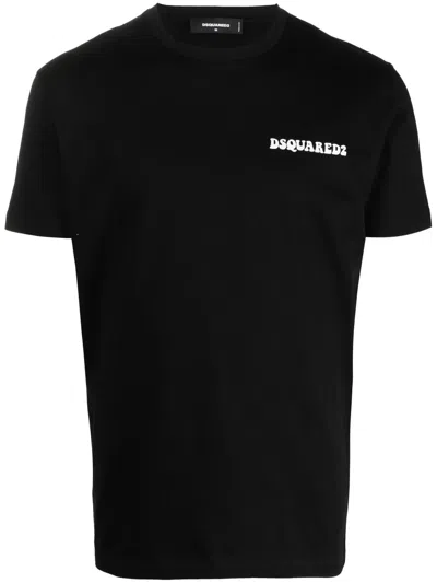 DSQUARED2 LOGO-PRINT COTTON T-SHIRT