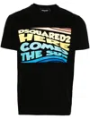 Dsquared2 Logo-print Cotton T-shirt In Black
