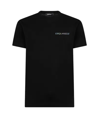 DSQUARED2 DSQUARED2 LOGO PRINTED CREWNECK T-SHIRT