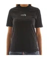 Dsquared2 Regular-fit Black Cotton Jersey T-shirt With Mini Logo In Black
