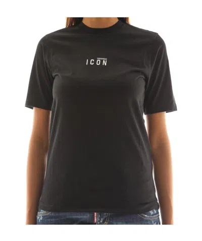 Dsquared2 Logo-print Cotton T-shirt In Black