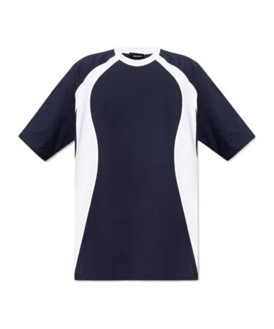 DSQUARED2 DSQUARED2 TWO-TONED LOGO PRINTED T-SHIRT