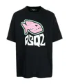 Dsquared2 Logo-print Cotton T-shirt In Black