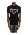 Dsquared2 Logo-print Cotton T-shirt In Black
