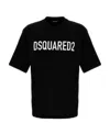 Shop Dsquared2 Logo-print Cotton T-shirt In Black