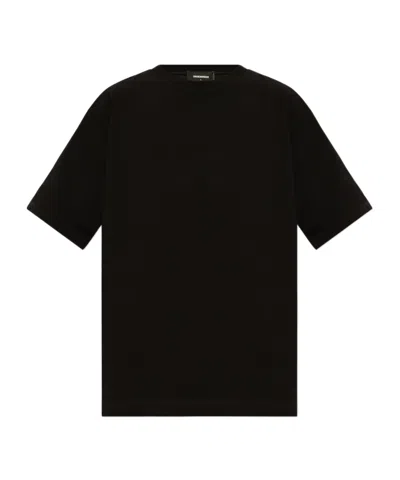 Dsquared2 Logo-print Cotton T-shirt In Black