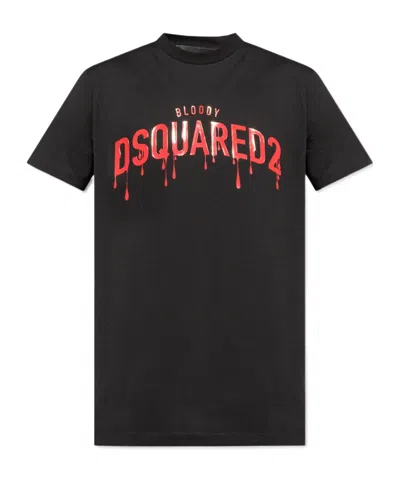 DSQUARED2 DSQUARED2 LOGO-PRINTED CREWNECK T-SHIRT