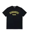 Dsquared2 Logo-print Cotton T-shirt In Black