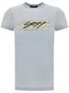 Dsquared2 Logo-print Cotton T-shirt In Blue