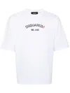 Dsquared2 Men's White Cotton T-shirt With Logo
