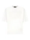 Dsquared2 Crew Neck Short Sleeves Straight Hem In White