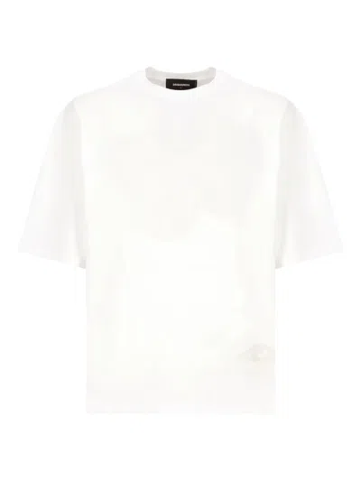DSQUARED2 LOGO-PRINT COTTON T-SHIRT