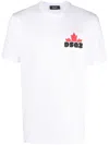 Dsquared2 Logo-print Cotton T-shirt In White