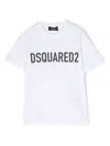Dsquared2 Logo-print Cotton T-shirt In White