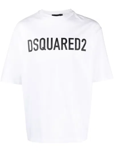 Dsquared2 Dsquared Man T-shirt In White