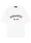 Dsquared2 Relaxed-fit Cotton T-shirt In White