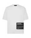 Dsquared2 Cotton Card Loose Fit T-shirt In White