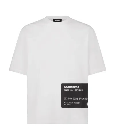 DSQUARED2 DSQUARED2 LOGO PRINTED CREWNECK T-SHIRT