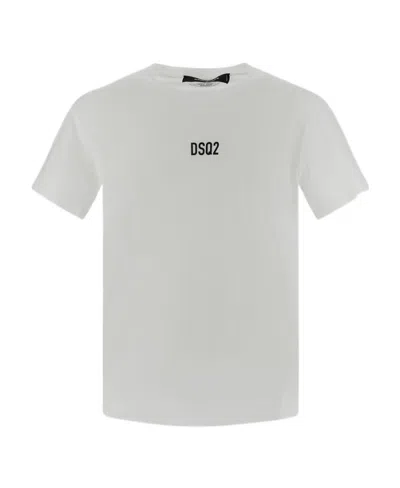 DSQUARED2 DSQUARED2 LOGO PRINTED CREWNECK T-SHIRT