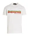 Dsquared2 Logo-print Cotton T-shirt In White