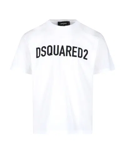 Dsquared2 Dsquared Man T-shirt In White