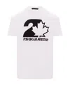 Dsquared2 Logo-print Cotton T-shirt In White