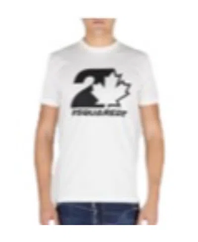 Dsquared2 Logo-print Cotton T-shirt In White
