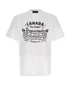 Dsquared2 Men's Logo Print T Shirt In White