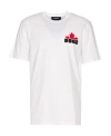Dsquared2 Men's Logo Printed Cotton Crewneck T-shirt In White