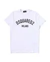 Dsquared2 Logo-print Cotton T-shirt In White