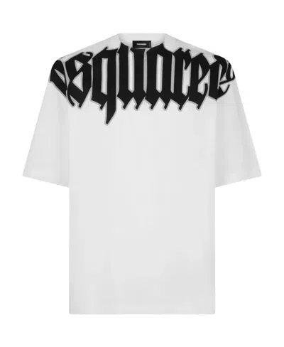 DSQUARED2 DSQUARED2 LOGO PRINTED CREWNECK T-SHIRT