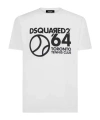 Dsquared2 Dsquared White Cotton Oversize T Shirt In White