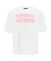 Dsquared2 Skater Fit Printed T-shirt In White