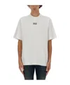 Dsquared2 White Crewneck T-shirt With Dsq2 Logo In Cotone Man In White