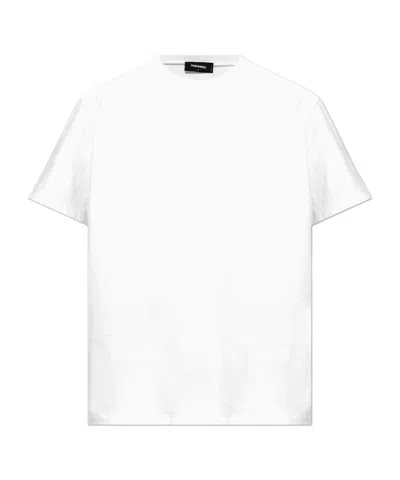 Dsquared2 Logo-print Cotton T-shirt In White