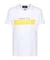 Dsquared2 D2 Dean&dan Logo White T-shirt In White