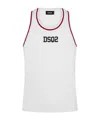 Dsquared2 "cotton Dsq2 Cool Tank In White