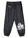 Dsquared2 Logo-print Cotton Track Pants In Black