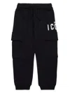 Dsquared2 Logo-print Cotton Track Pants In Black
