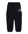Dsquared2 Logo-print Cotton Track Pants In Black