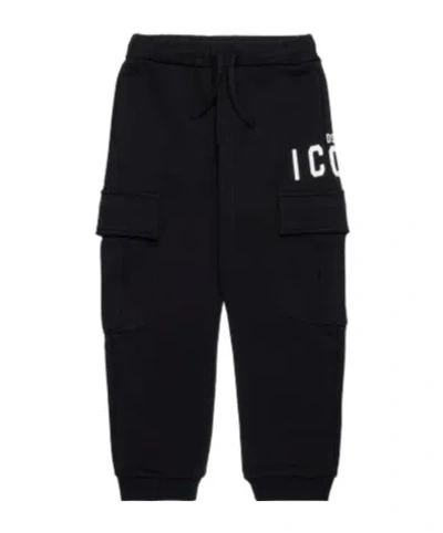 DSQUARED2 DSQUARED2 KIDS ICON PRINTED CARGO TROUSERS