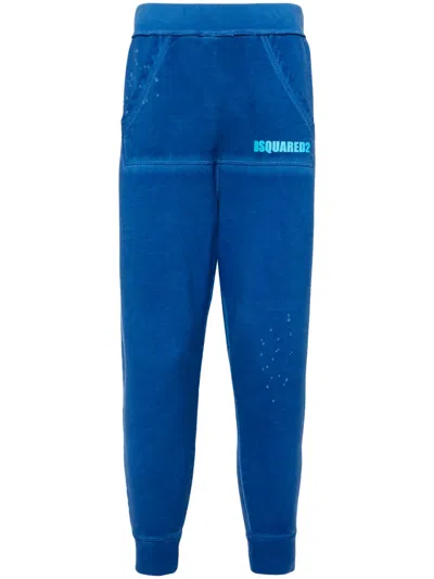 Dsquared2 Jogginghose Mit Logo-print In Blau