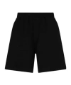 Dsquared2 Logo-print Cotton Track Shorts In Black