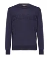 Dsquared2 Logo-print Crew-neck Jumper In Black