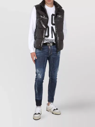 Dsquared2 Logo Print Crew Neck Sweatshirt